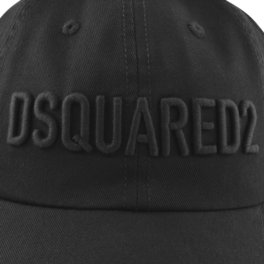 DSQUARED2 Logo Baseball Cap Black Mainline Menswear United States